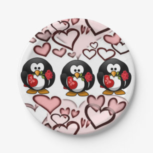 Paper plates Valentine's