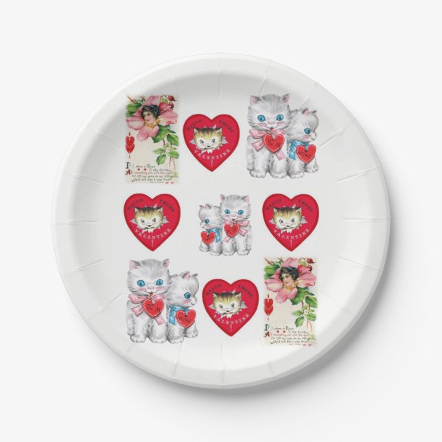 Paper plates Valentine's Day (Front)