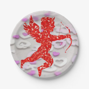 Paper plates Valentine's Day