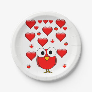 Paper plates Valentine's Day