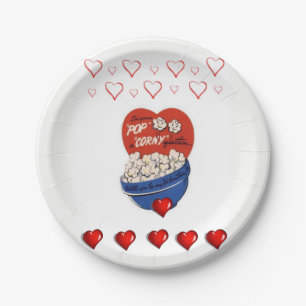 Paper plates Valentine's Day