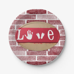 Paper plates Valentine's Day