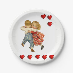 Paper plates Valentine's Day