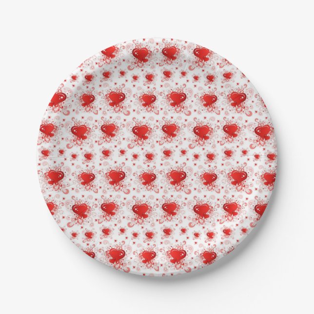 Paper plates Valentine's Day (Front)
