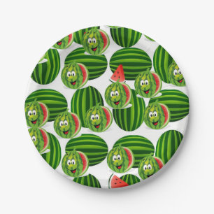 Paper plates Watermelons