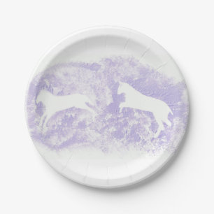 Paper Plates with Horse Design