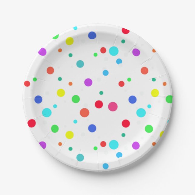 Paper Plates With Lots O' Spots (Front)