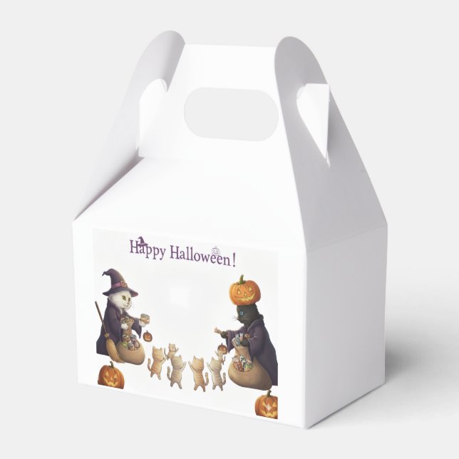 Paper&pukku happy halloween! favor box (Front Side)