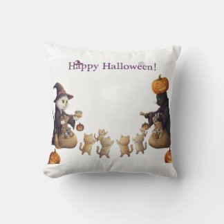 Paper&pukku happy halloween! throw pillow