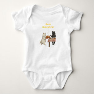 Paper&pukku happy Thanksgiving! Baby Bodysuit