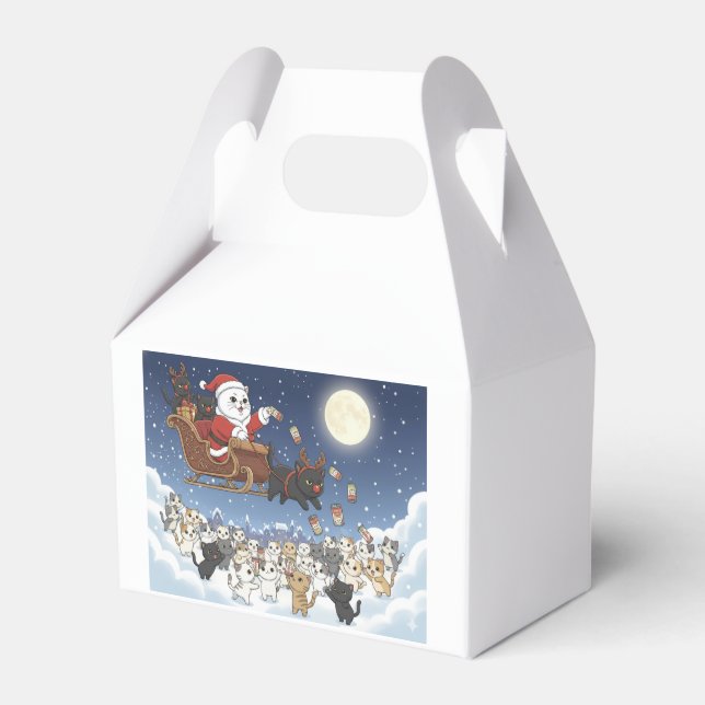 Paper&Pukku Merry Christmas! Favor Box (Front Side)