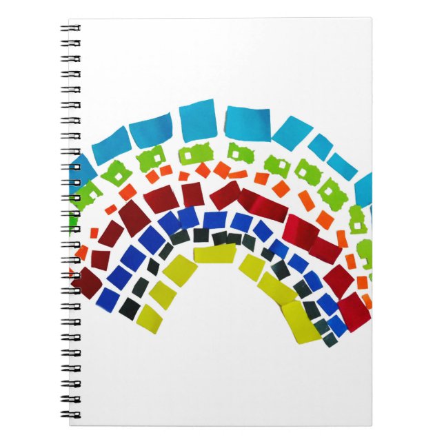 Paper rainbow notebook (Front)