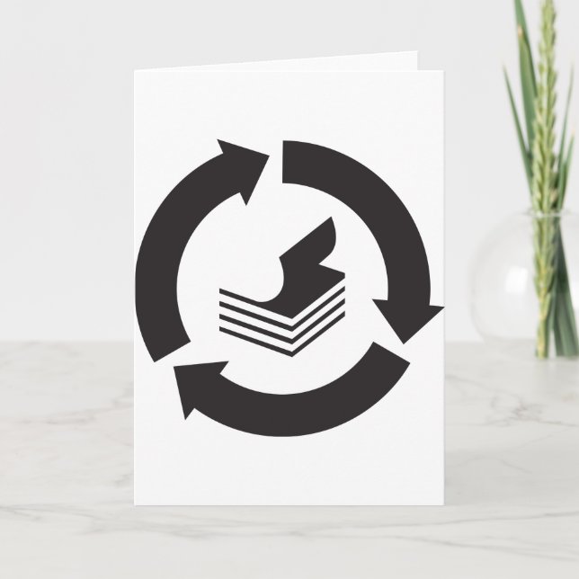Paper Recycling Greeting Cards (Front)
