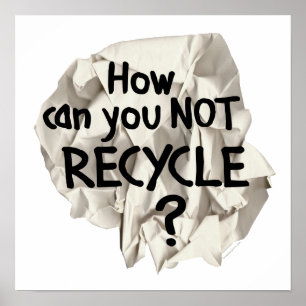 Paper Recycling Poster