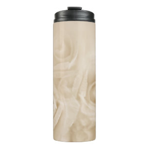 Paper Roses Sepia Thermal Tumbler