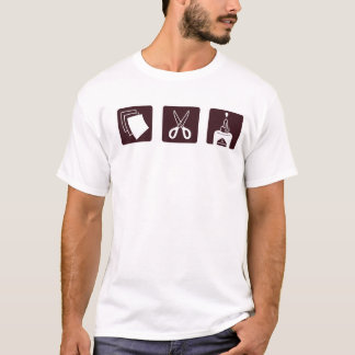 Paper Scissors Glue T-Shirt