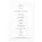 PAPER | Script Photo Black White Wedding Program