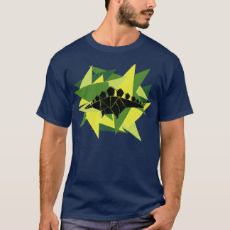 Paper Shards Origami Stegosaurus2  T-Shirt