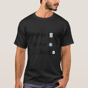 Paper Snow A Ghost Funny T-Shirt
