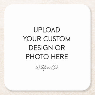 Paper square paper coaster