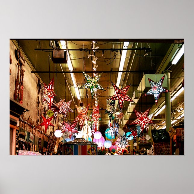 Paper Star Lanterns Poster (Front)