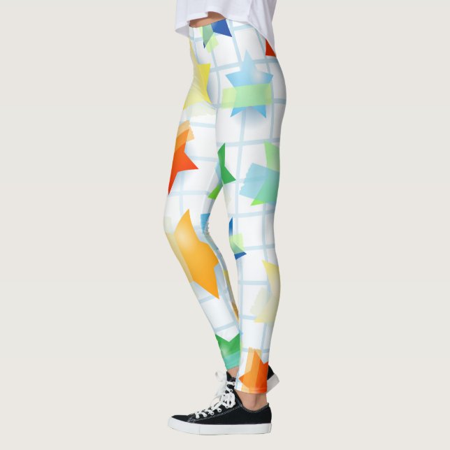 Paper stars leggings (Left)