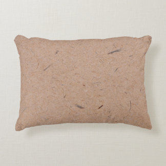 Paper texture brown background accent pillow