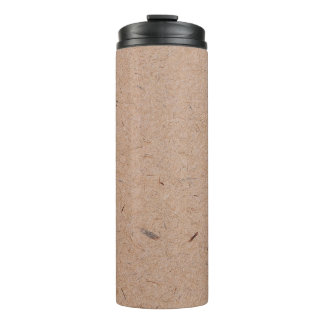 Paper texture brown background thermal tumbler