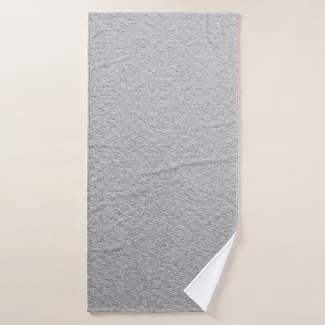 Paper texture invoiced grey colour bath towel (Bath Towel)