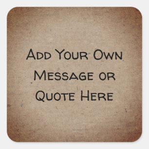 Paper Texture Square Sticker