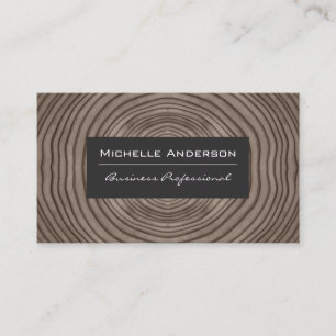 Paper Texture   Wood Grain Business Card