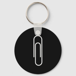 Paperclip, Funny, Jokes, Sarcastic  Keychain