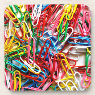 Paperclip Rainbow Coaster