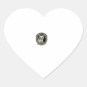 Papercraft Origami Cat Funny Cat Graphic - Papercr Heart Sticker