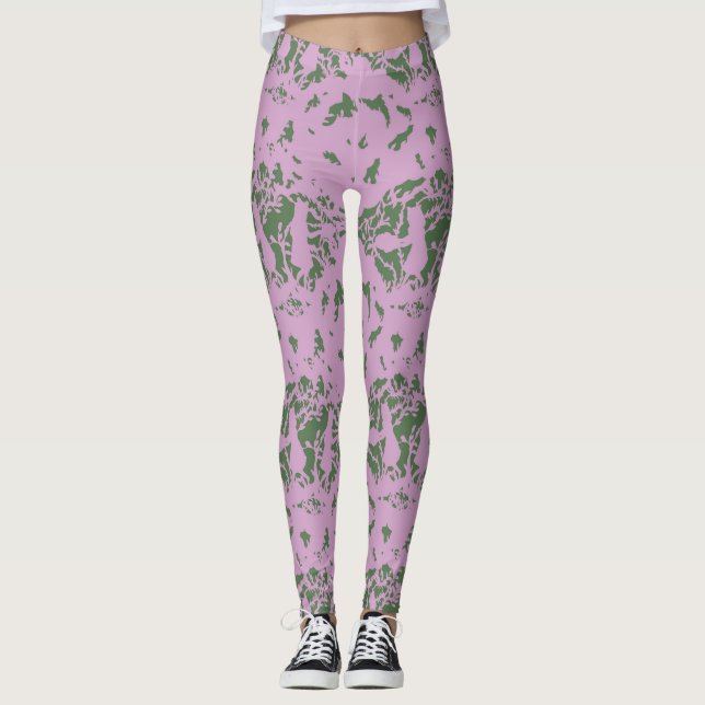 PaperCut Garden Leggings (Front)