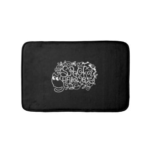 Papercut Halloween Spooky Halloween Bath Mat