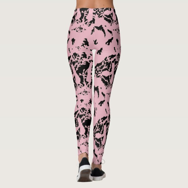 Papercut inspiration leggings (Back)