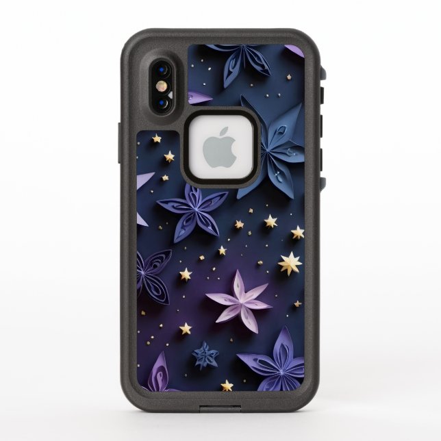Papercut Night Stars LifeProof iPhone Case (Back)