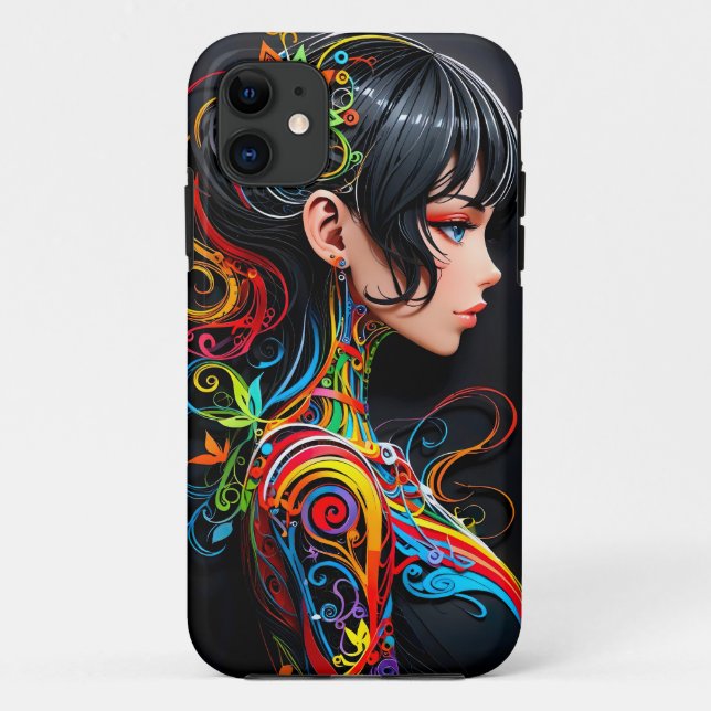 Papercut Pop Art Beauté ( iPhone / coque ipad ) (Dos)