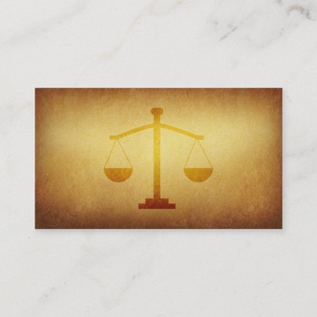 Papered Archive Legal Industry Business Card (Front)