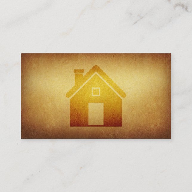 Papered Archive Real Estate Construction Business Business Card (Front)