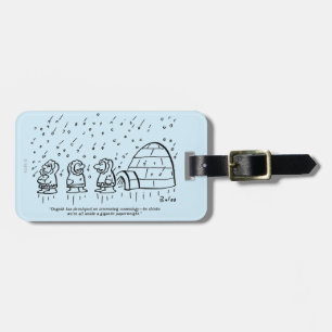 Paperweight Luggage Tag