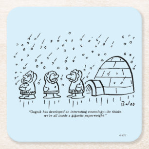 Paperweight Square Paper Coaster