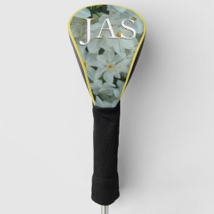 Paperwhite Narcissus Delicate White Flowers Golf Head Cover