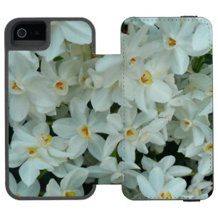 Paperwhite Narcissus Delicate White Flowers Incipio Watson™ iPhone 5 Wallet Case