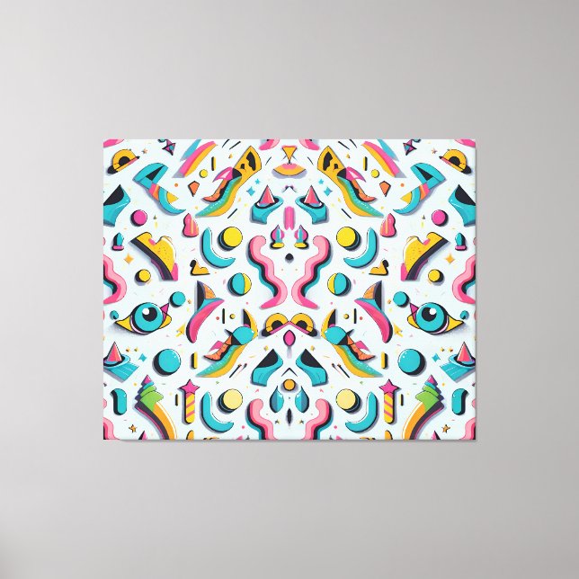 Paperwhite Party Popper - Ken Gauge Art Canvas Print (Front)