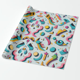 Paperwhite Party Popper - Ken Gauge Art Wrapping Paper