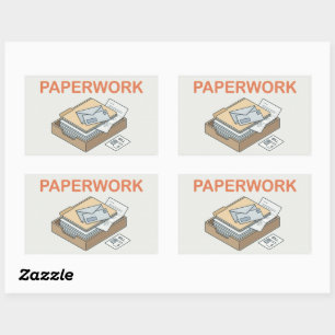 Paperwork ADHD Doom Pile Organizer Sticker