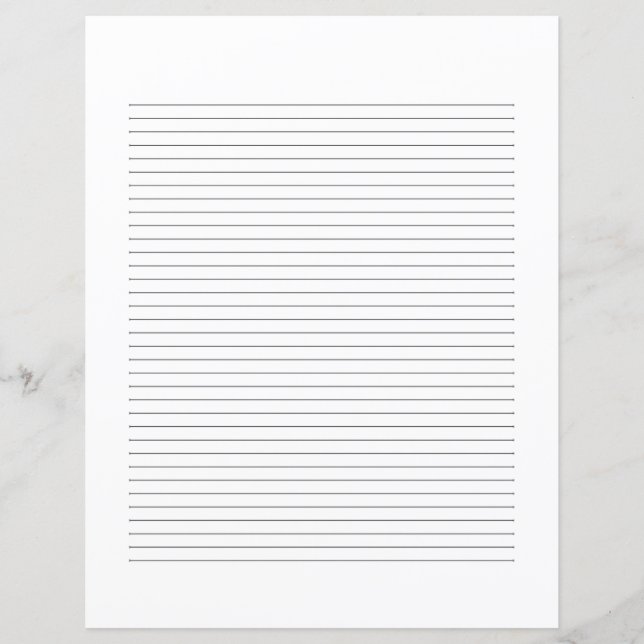 Papeterie à script monogramme élégant classique (Devant)