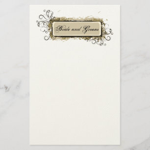 Papeterie Abstraite Floral Mariage
